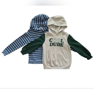 Lot of 2 Pullover Hoodies Size - H&M and Okie Dokie - Size 6/7